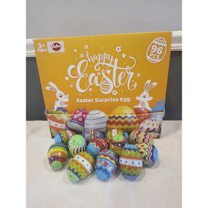 New In Box~Lot Of 90+~Pre-Filled Easter Eggs~Plastic Toys~Vatos~Ages 3+